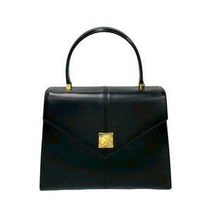 YVES SAINT LAURENT Vintage Black Leather Bag
